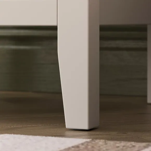 Lynton Petal Cut Out 1 Door Bedside Table 5