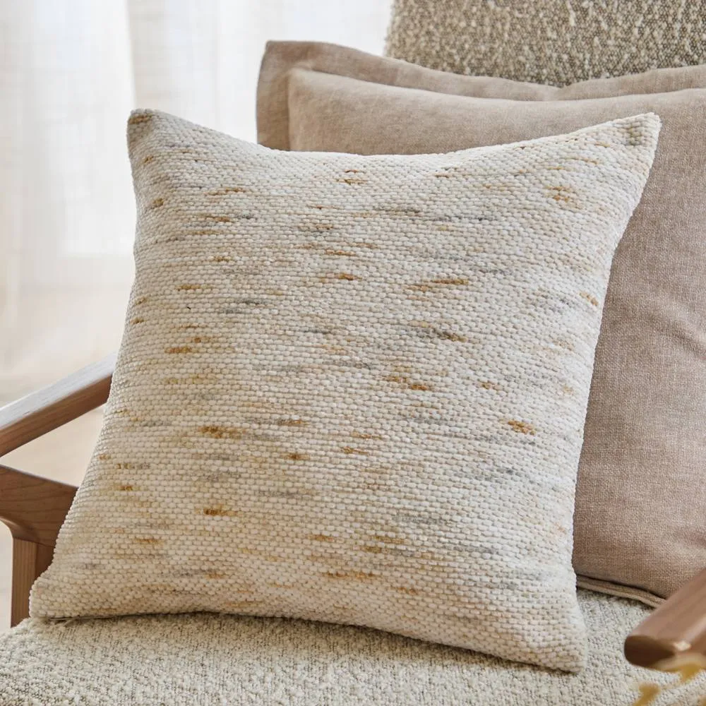 Yard Malvern Chenille Cushion in Natural 1