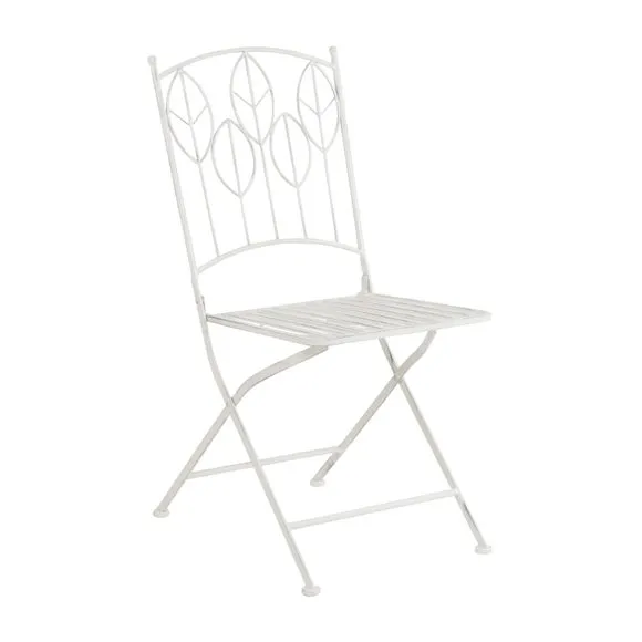 Rustic Leaf Metal Bistro Set 5