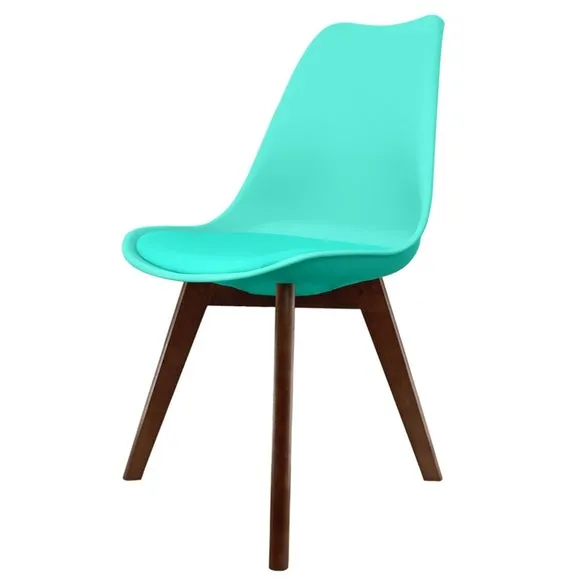 Fusion Living Soho Plastic Dining Chair with Squared Legs 2