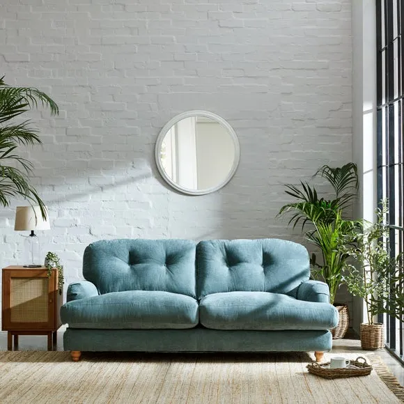 Martha Vintage Soft Chenille 3 Seater Sofa 2