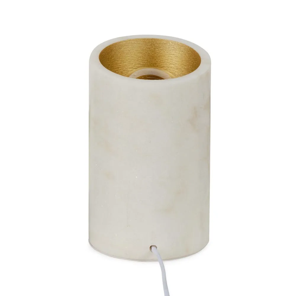 Heal's Eliot Uplighter Floor Lamp White Marble 2