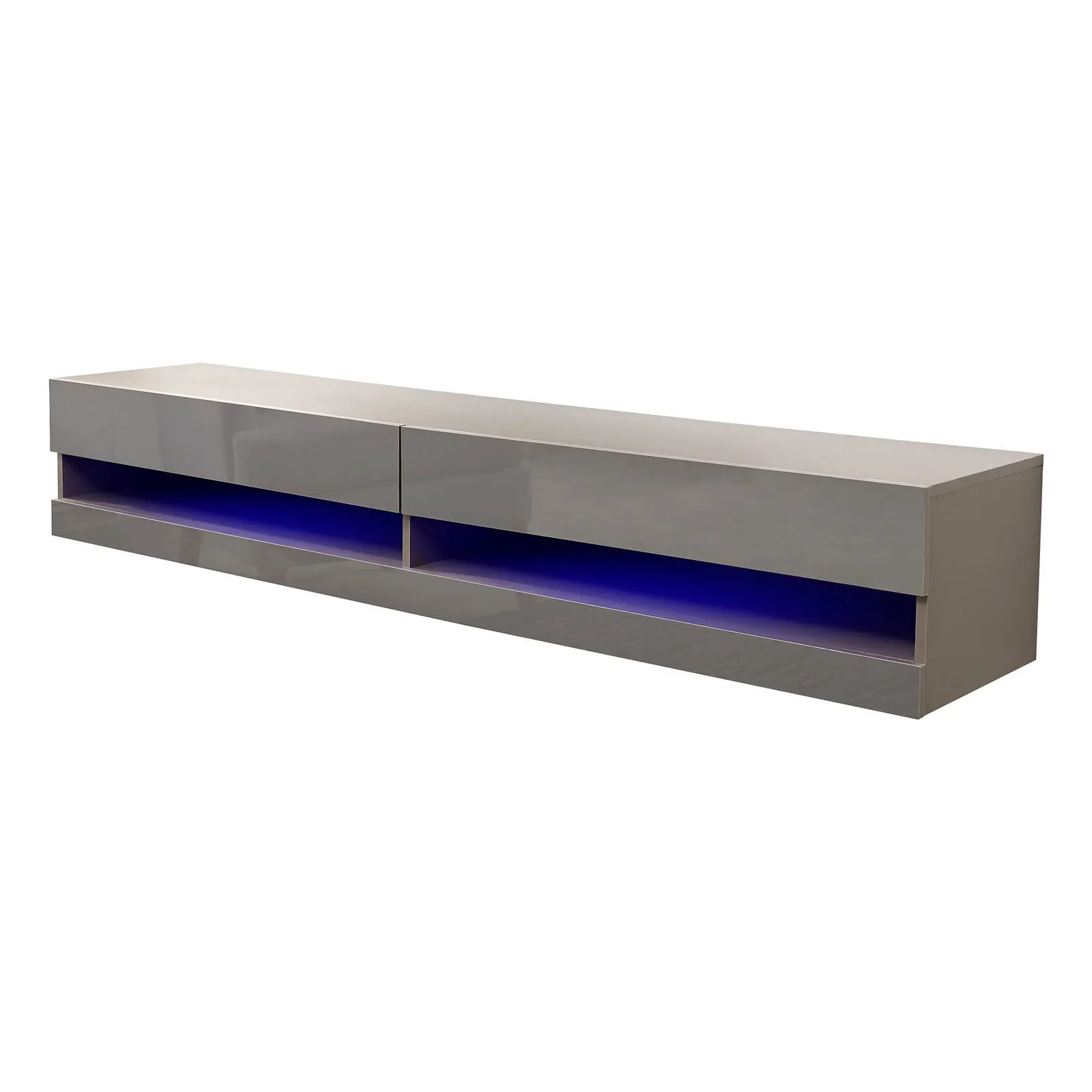 Galicia LED Extra Wide Floating Wall TV Unit for TVs up to 80"
