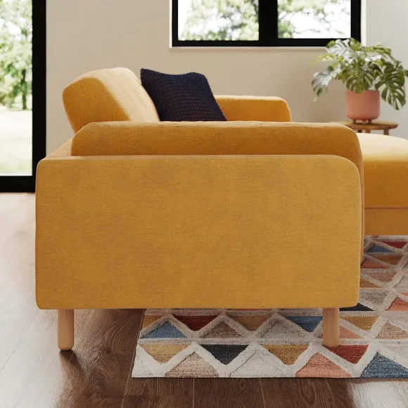 Newton Luxe Chenille Corner Chaise Sofa 2