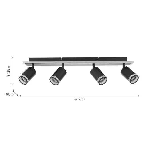 Orbit 4 Light Adjustable LED Spotlight 6