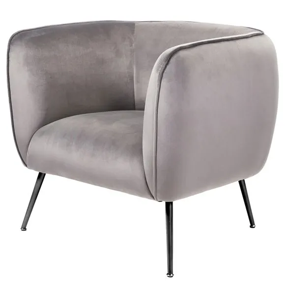 Lucca Velvet Tub Chair 2