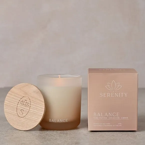 Serenity Balance Pink Pepper Geranium & Amber Candle 2