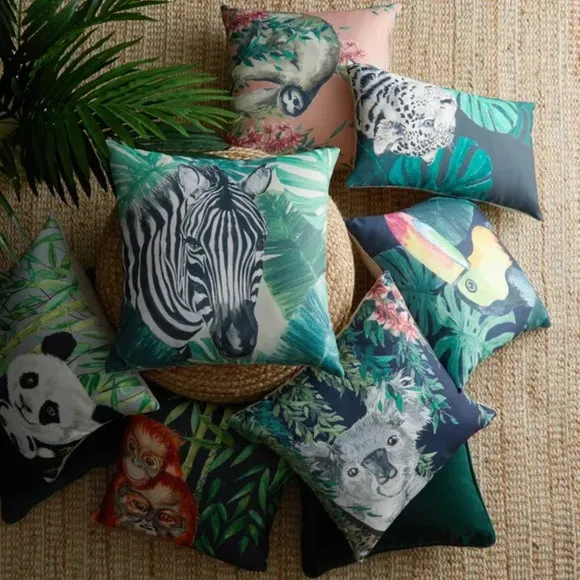 Jungle Toucan Square Cushion Cover 5