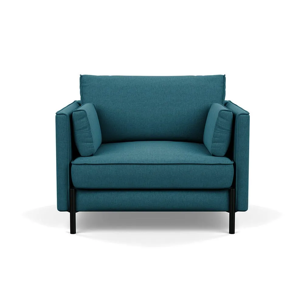 Heal's Tortona Armchair Brushed Cotton Cadet 1