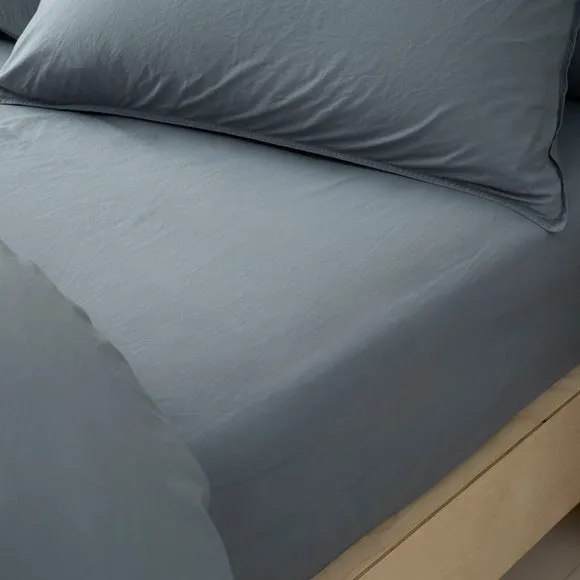 Soft Washed Cotton Fitted Sheet 1