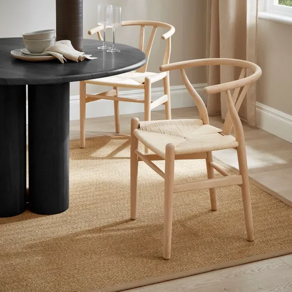 Lara Wishbone Dining Chair, Beech Wood 1