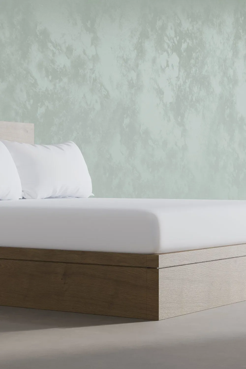 Panda London 100% Bamboo Bedding Fitted Sheet in White 2