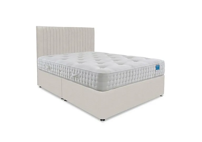 Ortho 2000 Divan Set - King Size - Plush Ecru