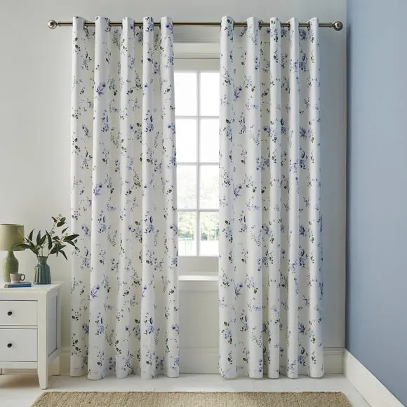 Nola Floral Eyelet Curtains 2