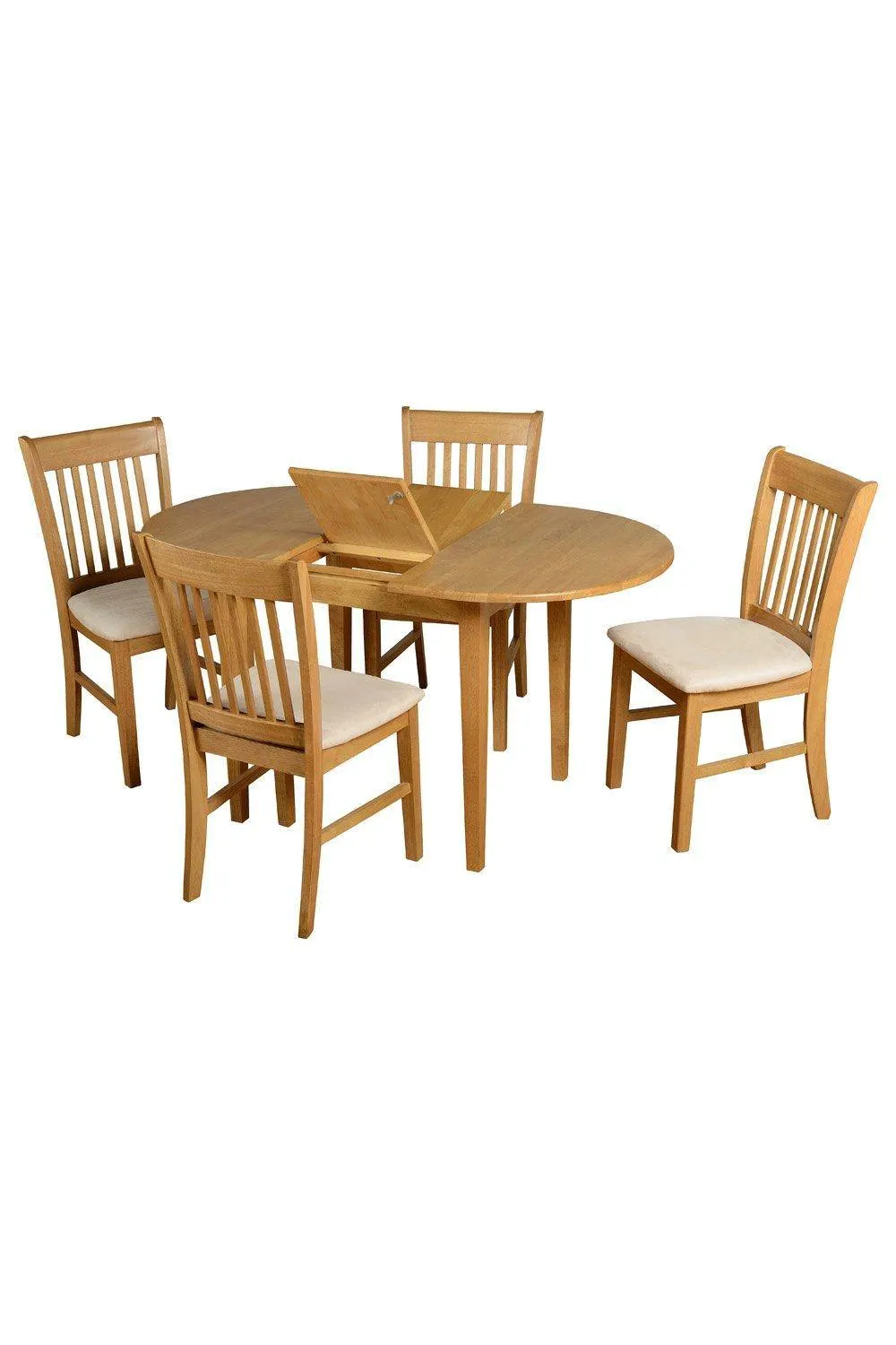 Seconique Oxford Extending Dining Set in Natural 4