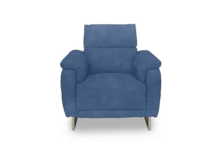 Moet Fabric Power Recliner Chair with Telescopic Headrest - Dexter Wave - Sofas and Armchairs - In Time for Christmas