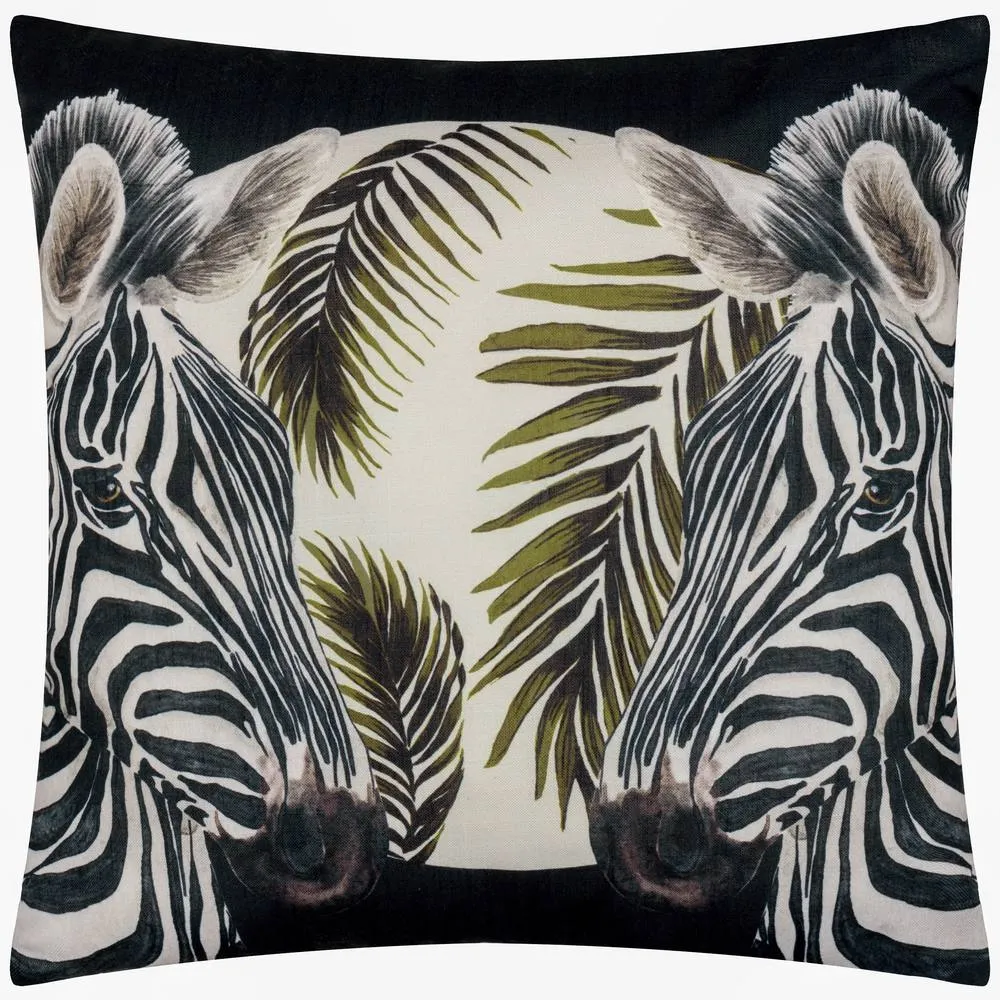 Paoletti Leopardis Zebra Woven Outdoor Cushion