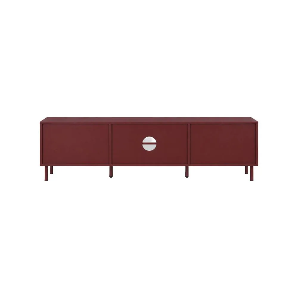 sweeek TV stand 160cm wood decor & metal in Burgundy 6