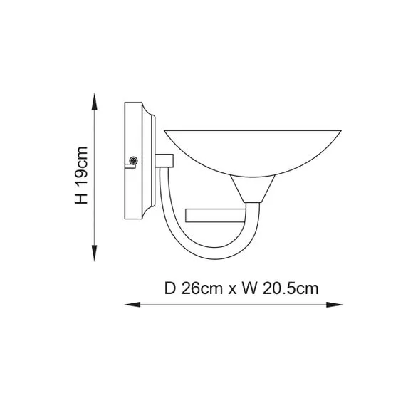 Vogue Cagney Wall Light 5
