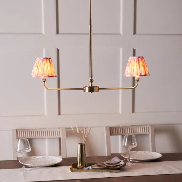 Vogue Leila 2 Light Adjustable Linear Ceiling Light 1