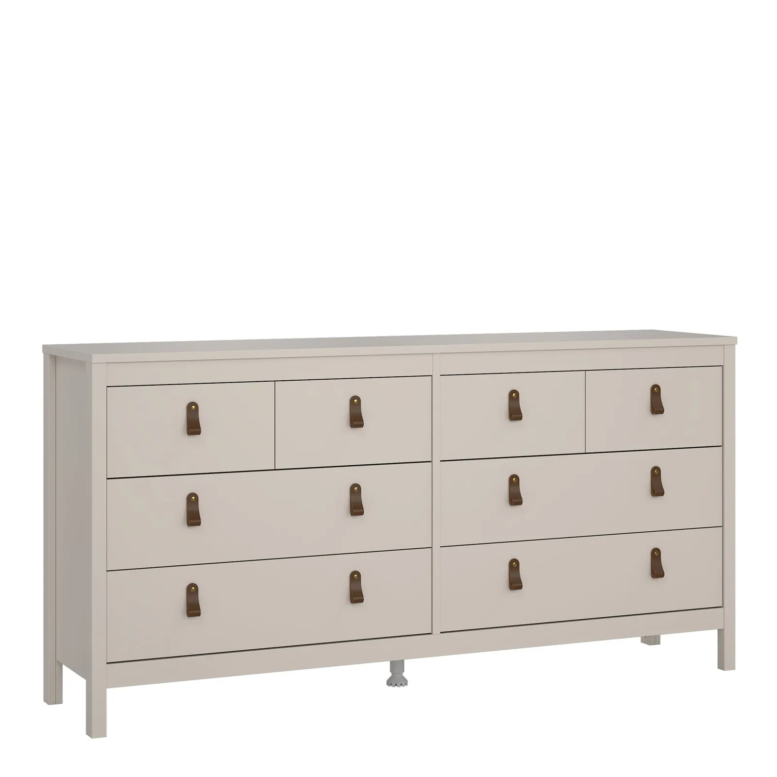 Furniture To Go Barcelona Double Dresser 4+4 Drawers in Cashmere in Beige