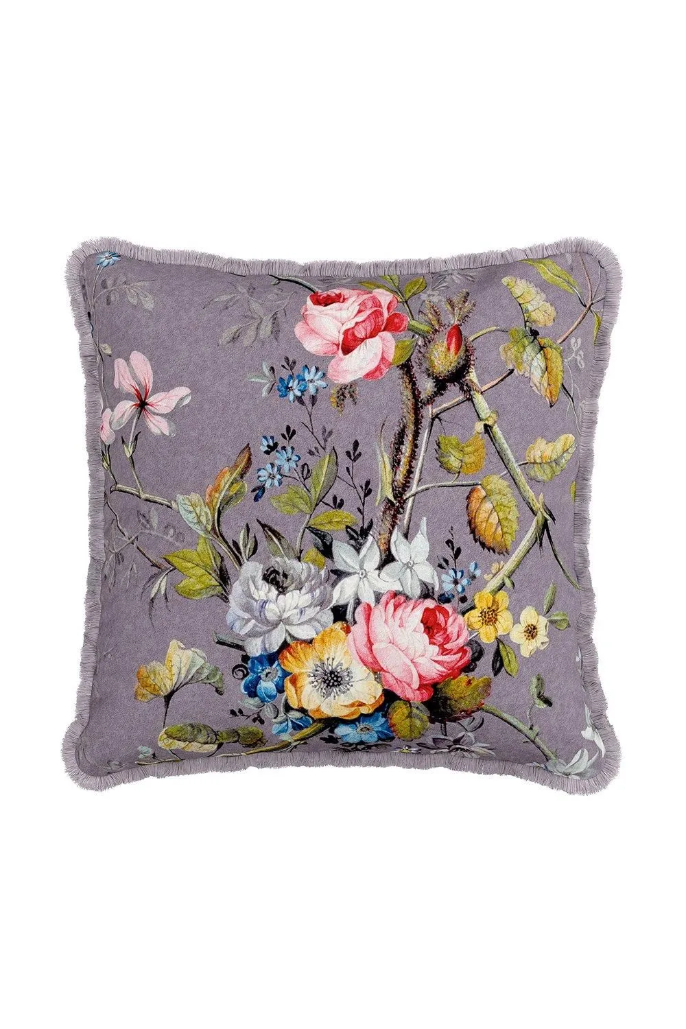 V & A 'Kilburn Floral' Cotton Cushion