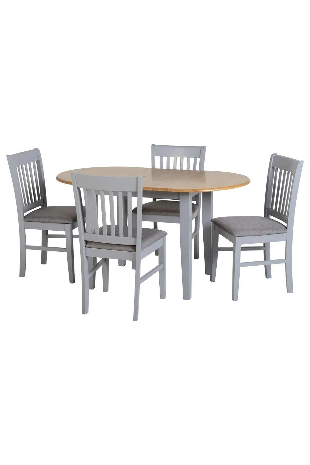 Seconique Oxford Extending Dining Set in Grey 3