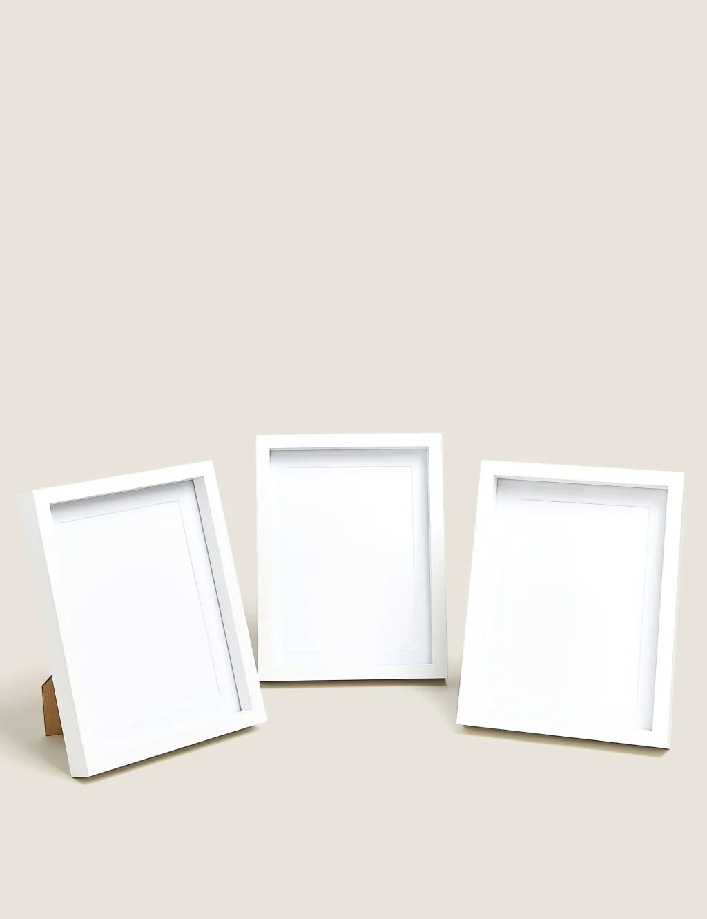 M&S Set of 3 Photo Frames 5x7 inch White