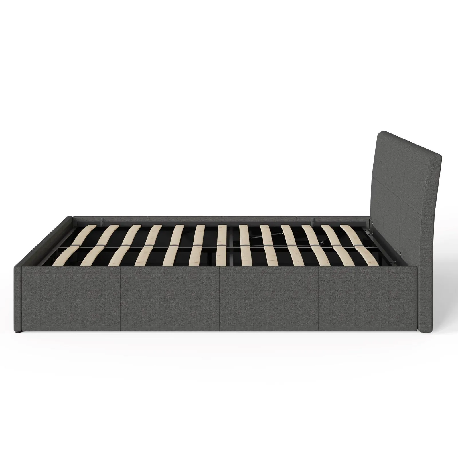 GFW Ascot Ottoman Storage Bed 150cm in Grey 5