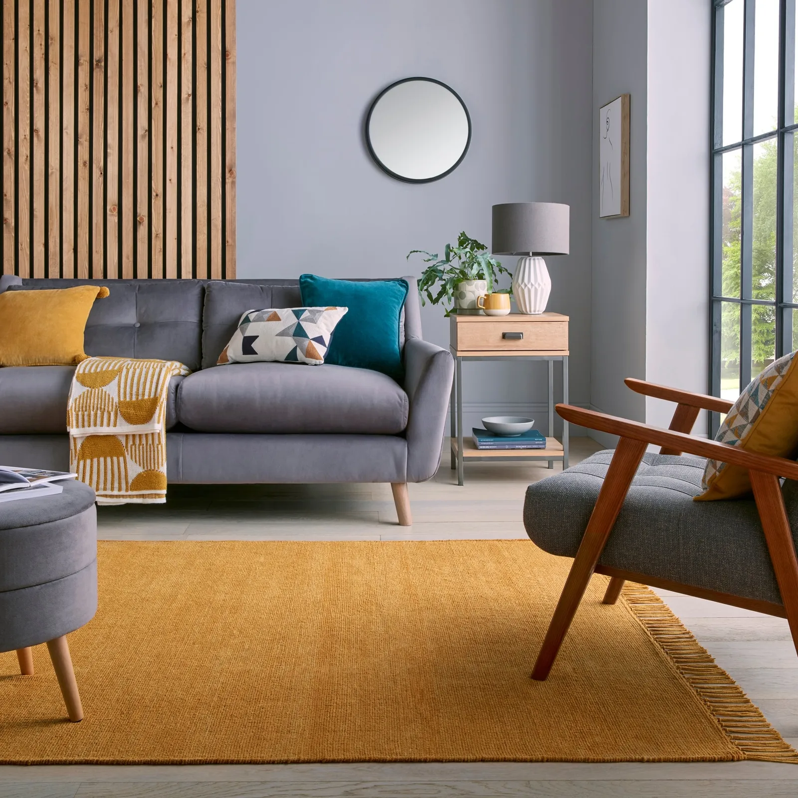 Quinn Chenille Rug Yellow