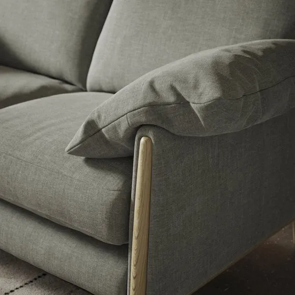 Hector Tonal Plush Chenille 3 Seater Sofa 2