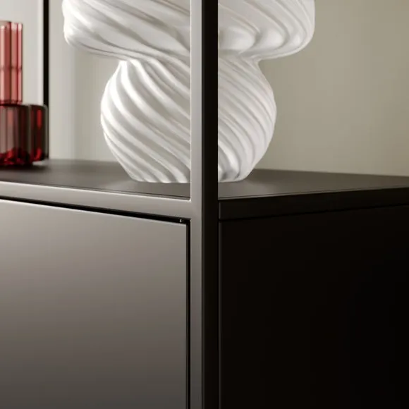 Corin Metal 2 Door Shelving Unit 2