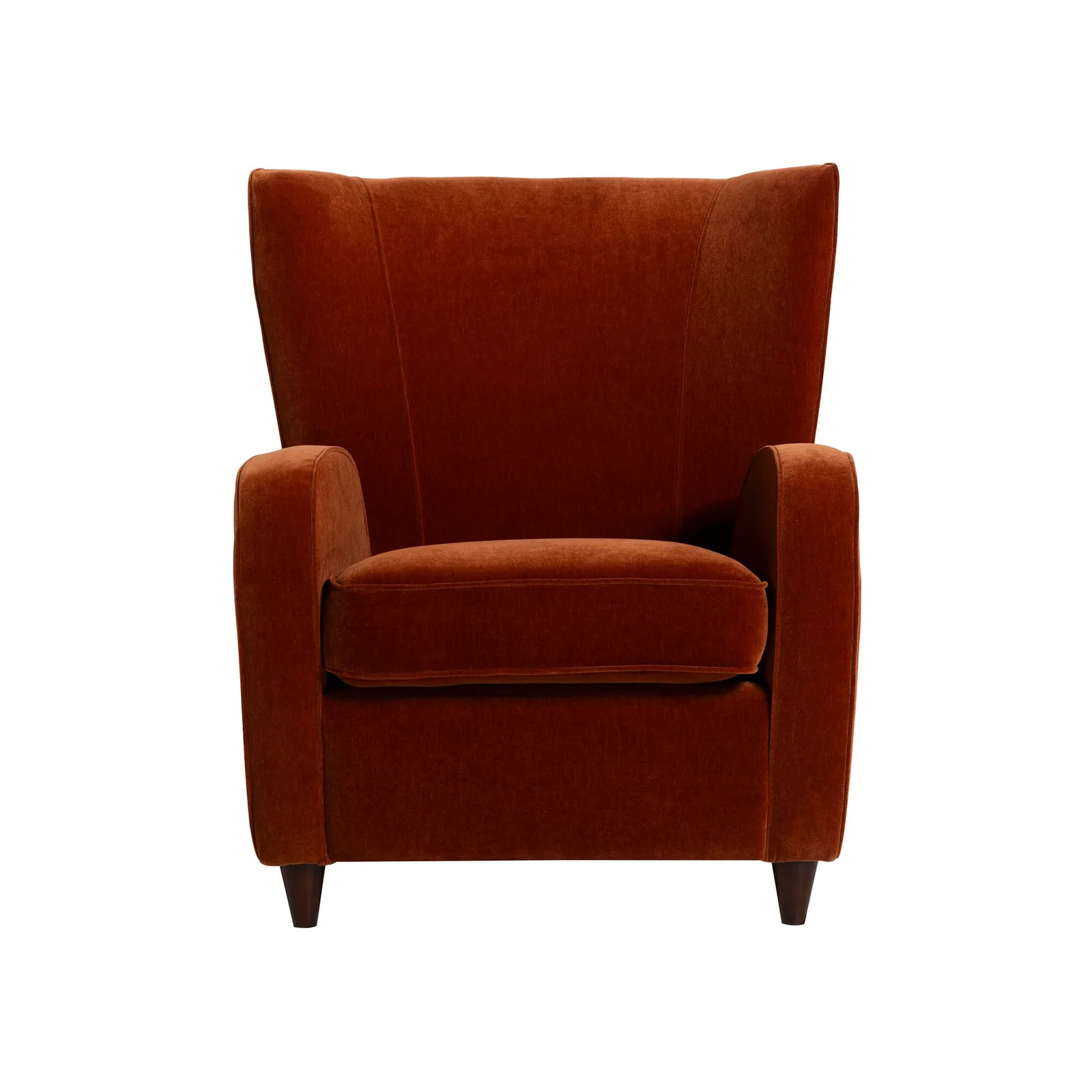Tanya Armchair, Orange Velvet | Barker & Stonehouse 3