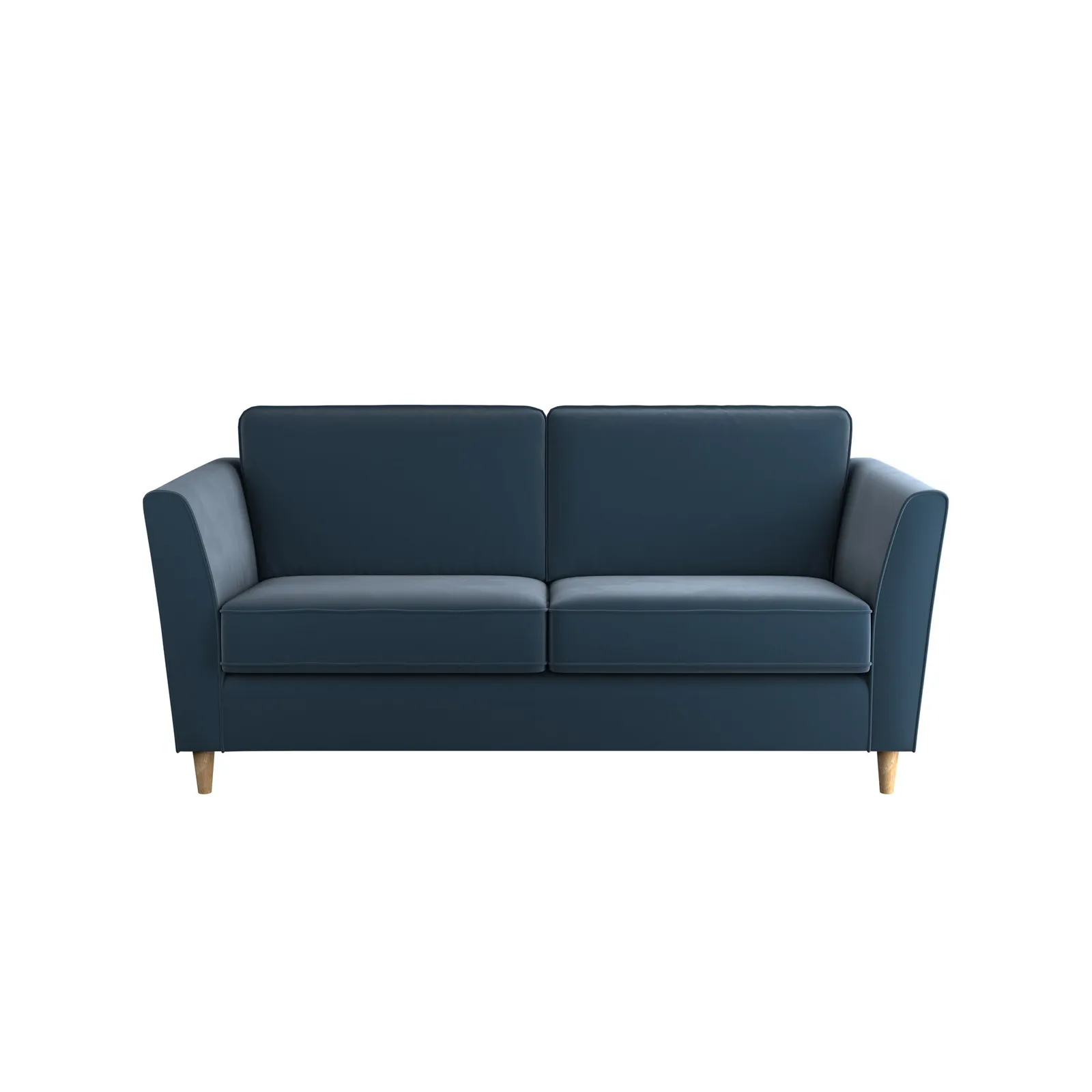Greenwich Velvet 2 Seater Sofa Ink (Blue)