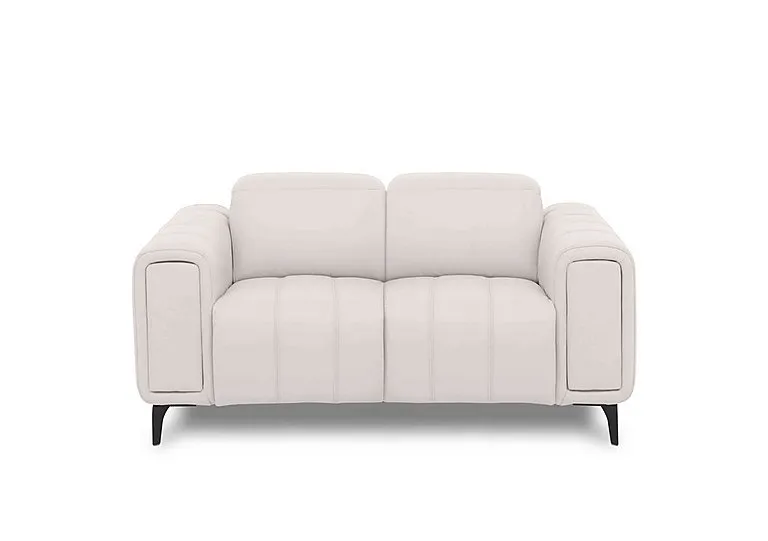 Elphaba Leather 2 Seater Sofa with Storage Arms