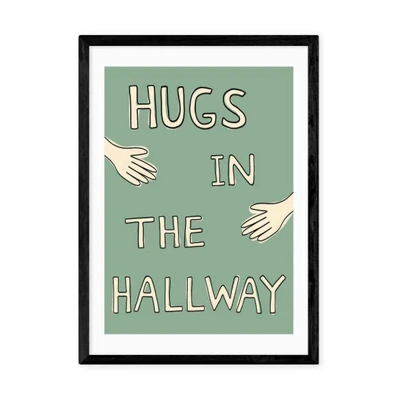 East End Prints Hugs in the Hallway Print 2