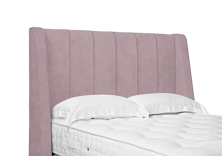 Artisan Collection Alden High Floor Standing Headboard - Double - Plush Lilac