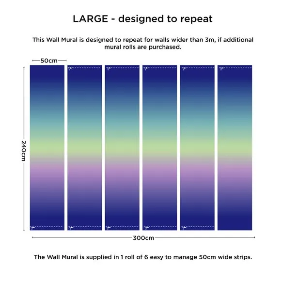 Ombre Wall Mural 4