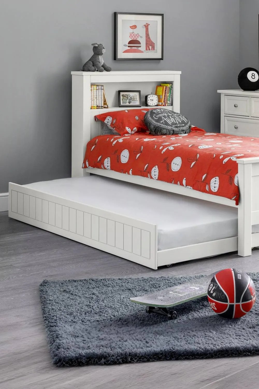 Julian Bowen Maine Underbed Trundle in White 1