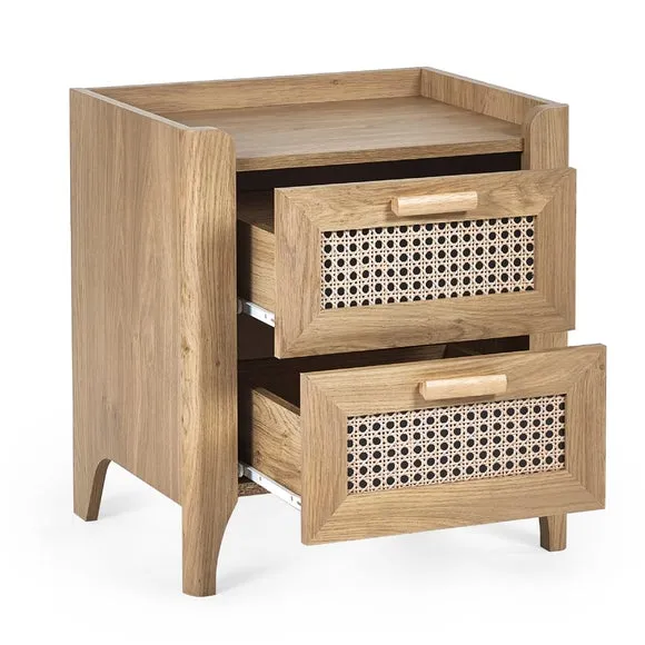 Sydney 2 Drawer Bedside Table 4
