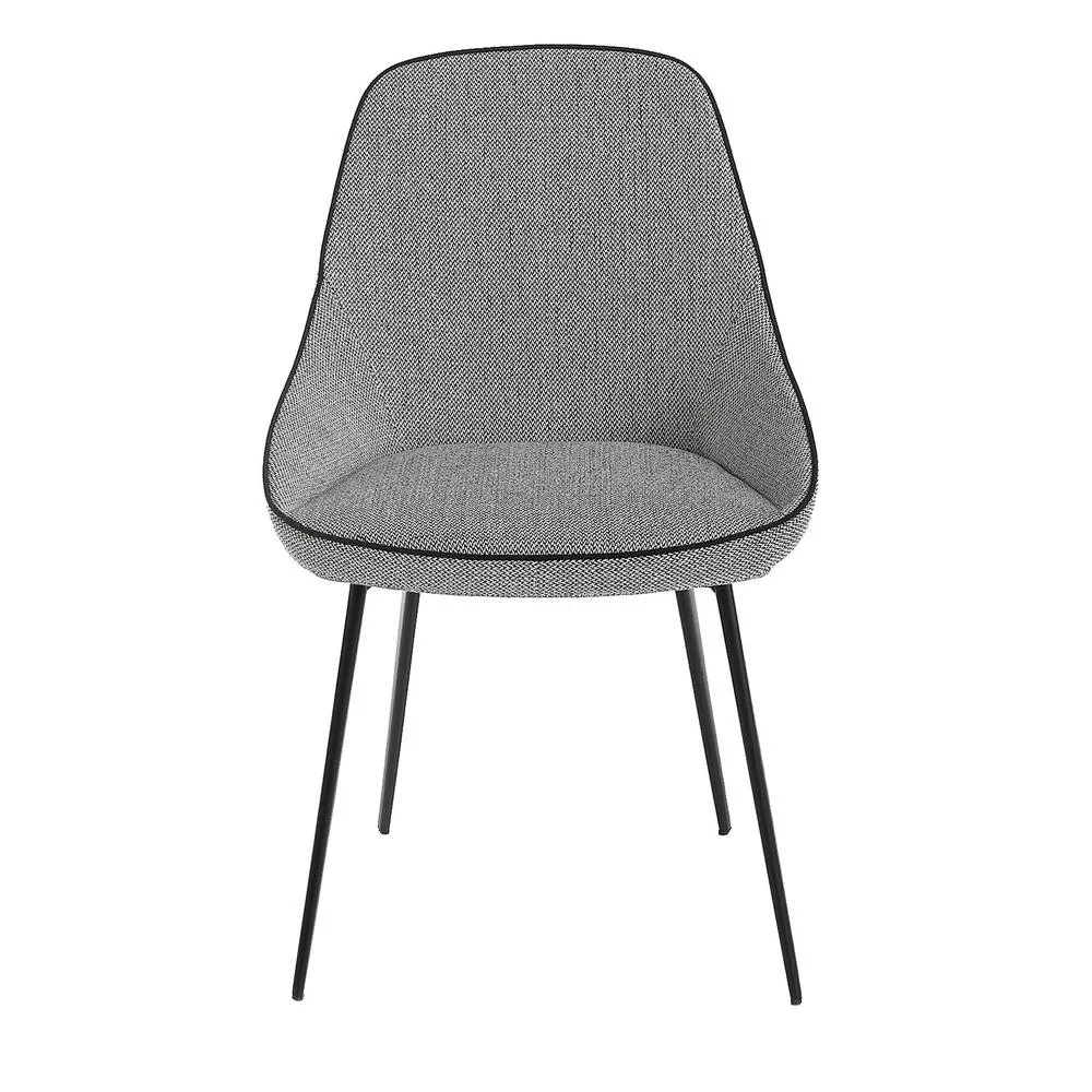 Angel Cerda Grey Fabric Dining Chair Model 2