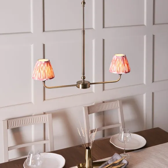 Vogue Leila 2 Light Adjustable Linear Ceiling Light 3