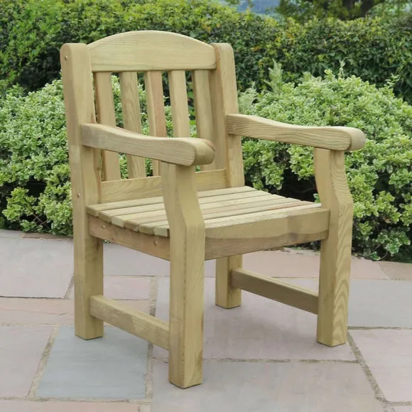Emily Wooden Garden Chair 5