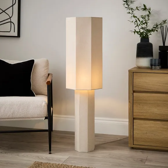 Octagon Luna Floor Lamp
