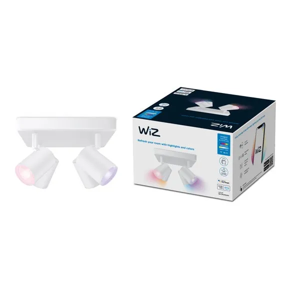 WiZ Imageo Smart 4 Light LED Adjustable Semi Flush Spotlight 1