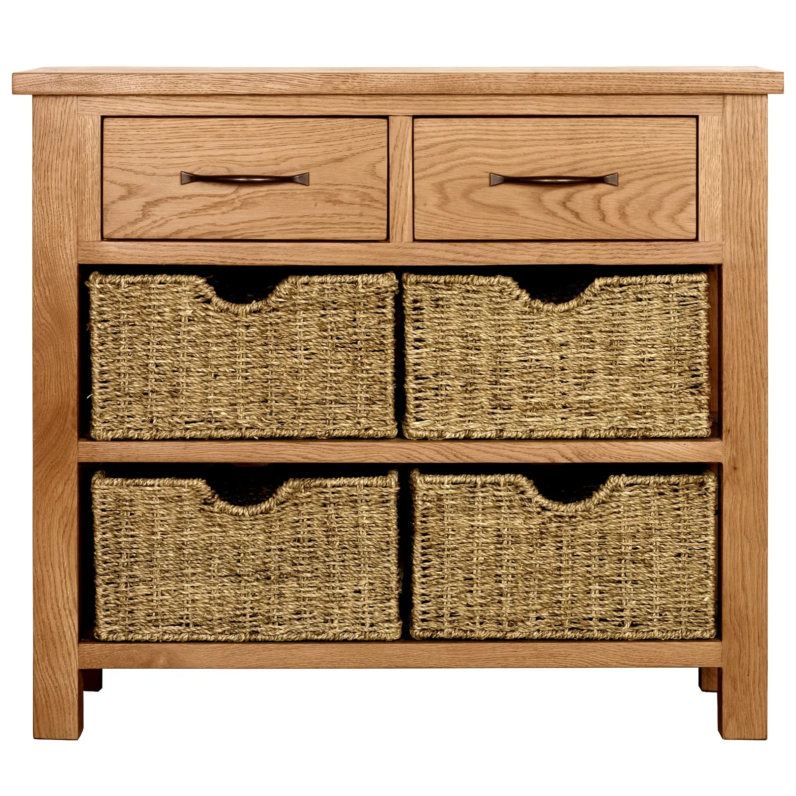 Sidmouth Oak Console Table Light Brown / Natural