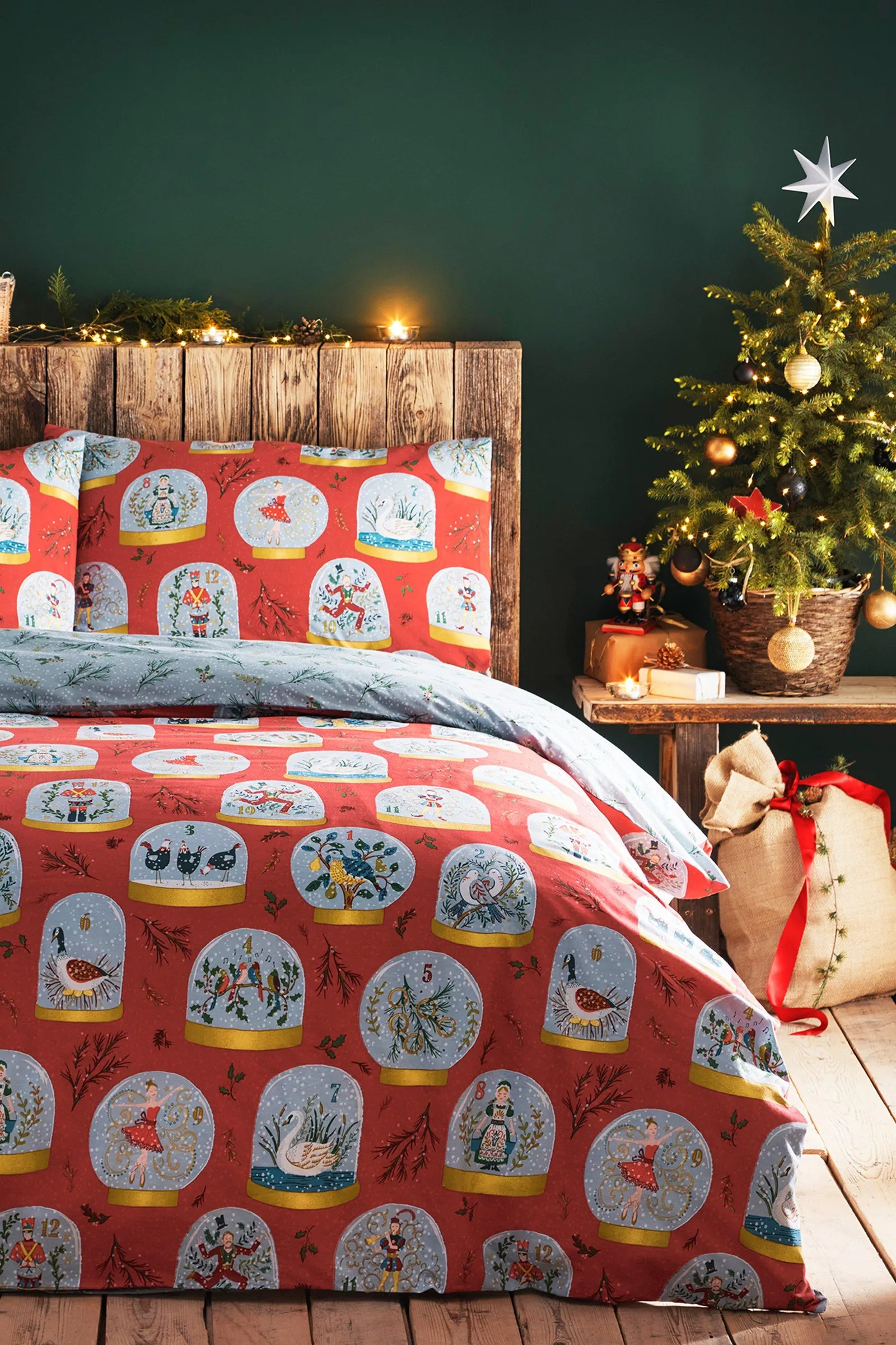 12 Days Of Christmas Single Duvet Set