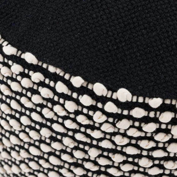 Jersey Bobble Round Pouffe 3
