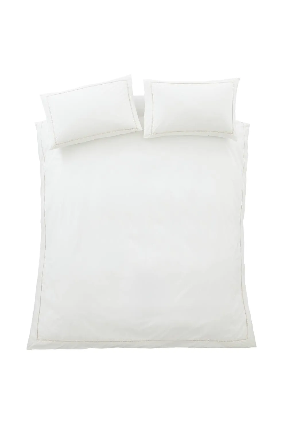 Bianca Contrast Trim 200 Thread Count Cotton Duvet Cover Set in Natural 6