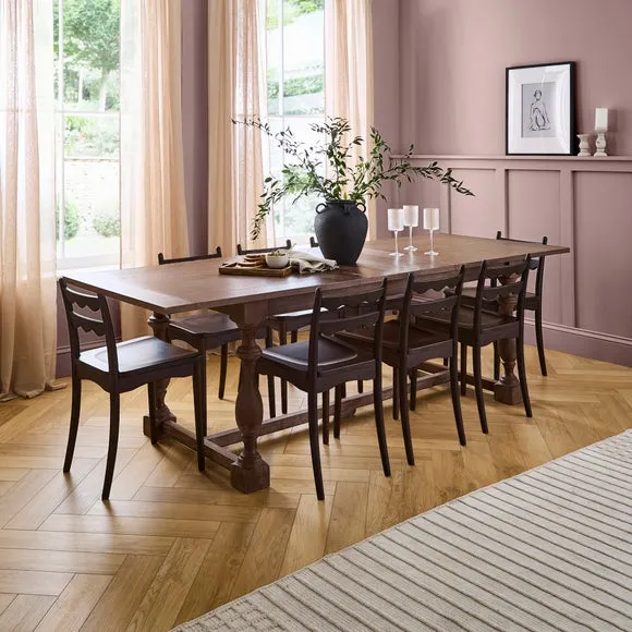 Bridget 6 to 8 Seater Rectangular Dining Table, Mango Wood 2